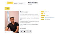 Desktop Screenshot of abhishekgite.com